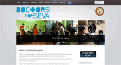 Desktop Screenshot of doctorsforseva.youthforseva.org